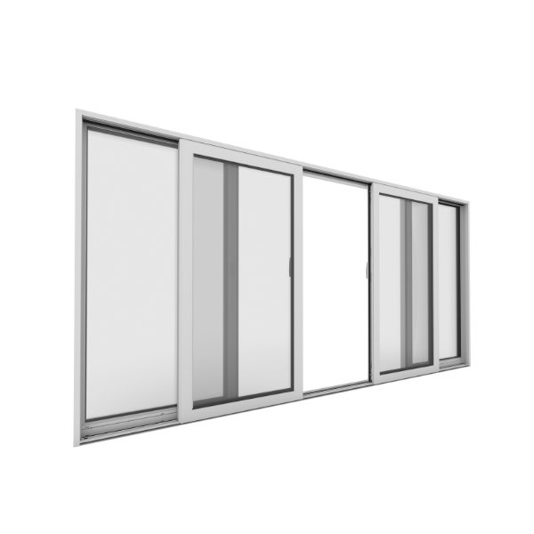 Montagevejledning til IC skydedør (1 ramme, 3 koblede elementer) fra Idealcombi.